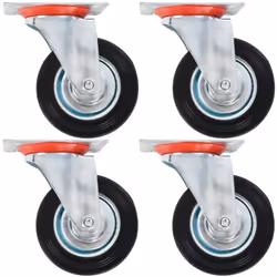 Questo set, composto da 4 rotelle girevoli, costituisce l'accessorio perfetto per attrezzature e mobili di piccole dimensioni ...