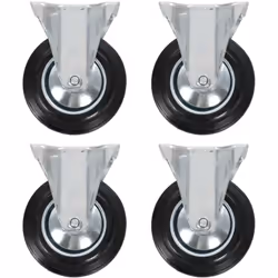 Questo set, composto da 4 rotelle fisse, costituisce l'accessorio perfetto per attrezzature e mobili di piccole dimensioni co ...
