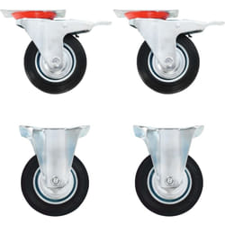 Rotelle 4 pz 100 mm Vidaxl