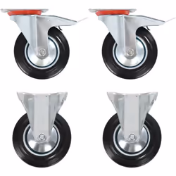 Questo set, composto da 4 rotelle, costituisce l'accessorio perfetto per attrezzature e mobili di piccole dimensioni come ban ...