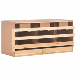Casetta Cova per Galline 3 Scomparti 96x40x45 cm Legno di Pinocod mxl 127490 - Vista aggiuntiva 2