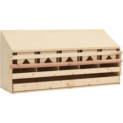 Casetta Cova per Galline 5 Scomparti 117x33x54 cm Legno di Pino Vidaxl 5660