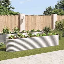 Questo letto rialzato da giardino in acciaio zincato è la scelta perfetta per gli appassionati del fai da te per decorare il ...