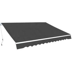 Tenda da Sole Pieghevole Manuale 350 cm Antracite