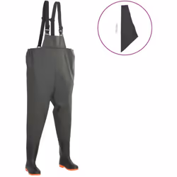 Rimanete all'asciutto quando pescate grazie a questi pantaloni impermeabili alti fino al giro vita. Questo eccezionale tessut ...