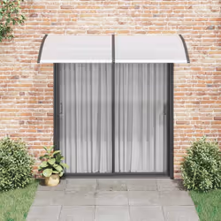 Pensilina per Porta Nera 200x100 cm in PCcod mxl 73043 - Vista aggiuntiva 2