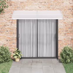vidaXL Pensilina per Porta Grigia 240x100 cm in PC - Vista aggiuntiva 3