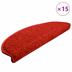 Tappetini per Scale 15 pz Rossi 65x21x4 cmcod mxl 118977 - Vista aggiuntiva 2