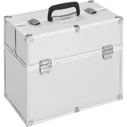 Vidaxl - Valigia per Cosmetici 37x24x35 cm Argento in Alluminio 547154