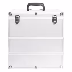 Valigia per Cosmetici 37x24x40 cm Argento in Alluminio cod mxl 106872 - Vista aggiuntiva 3
