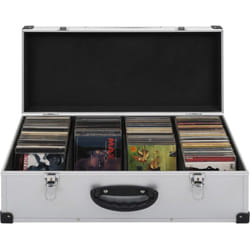 Vidaxl - Custodia cd per 80 cd in Alluminio abs Argento 2739