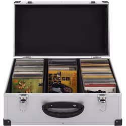 Questa resistente custodia per CD con rifiniture in alluminio vi aiuterà a tenere i vostri CD preferiti organizzati, protetti ...