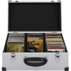Vidaxl - Custodia cd per 60 cd in Alluminio abs Argento 26676