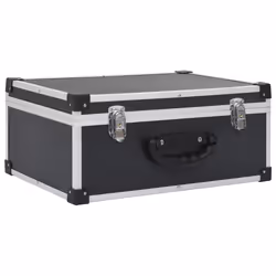 vidaXL Custodia CD per 60 CD in Alluminio ABS Nero - Vista aggiuntiva 2