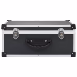 vidaXL Custodia CD per 60 CD in Alluminio ABS Nero - Vista aggiuntiva 3