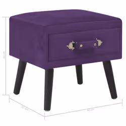 VidaXL 247541 comodino Viola - Vista aggiuntiva 8