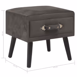 VidaXL 247542 comodino Grigio - Vista aggiuntiva 8
