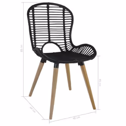 VidaXL 275838 sedia da ristorante e da sala da pranzo - Vista aggiuntiva 7