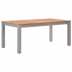 Questo tavolo da pranzo in legno emana un fascino caratteristico. Costituirà un'aggiunta pratica e accattivante ai vostri int ...