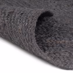 Tappeto Lavorato a Mano in Juta Rotondo 150 cm Grigio Scurocod mxl 103570 - Vista aggiuntiva 2