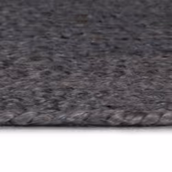 Tappeto Lavorato a Mano in Juta Rotondo 150 cm Grigio Scurocod mxl 103570 - Vista aggiuntiva 3