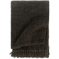 Vidaxl - Copriletto in Cotone 125x150 cm Antracite/Marrone 3490
