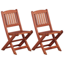 Sedie da Pranzo per Bambini 2 pz in Legno Massello di Eucalipto Vidaxl