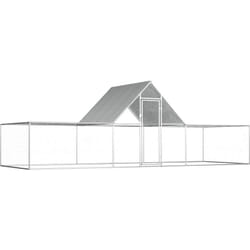 Pollaio 6x2x2 m in Acciaio Zincato