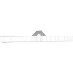 Pollaio 14x2x2 m in Acciaio Zincato Vidaxl