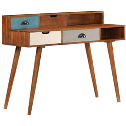 Tavolo Scrivania per Computer, Scrivania ufficio 110x50x90 cm Legno Massello di Mango Vidaxl