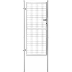 Vidaxl - Cancello per Giardino in Acciaio Zincato 105x225cm Argento 4907