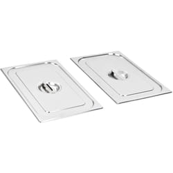 Coperchi per Contenitori Alimentari GN 1/1 2 pz in Acciaio Inox