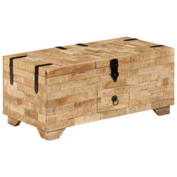 Vidaxl - Tavolino da Caffè, Tavolini da Salotto in Legno Massello di Mango 80x40x35 cm 5249