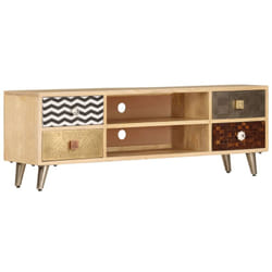 Mobile Porta tv, Armadietti per tv 120x30x40 cm Legno Massello di Mango Vidaxl