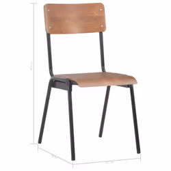 VidaXL 280085 sedia da ristorante e da sala da pranzo - Vista aggiuntiva 8