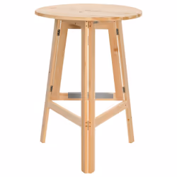 vidaXL Tavolino da Bar Pieghevole 78 cm in Legno di Abete - Vista aggiuntiva 2