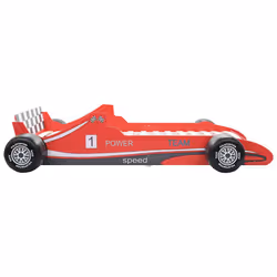VidaXL 245660 lettino per bambini Rosso MDF, Legno - Vista aggiuntiva 4