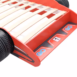 VidaXL 245660 lettino per bambini Rosso MDF, Legno - Vista aggiuntiva 5