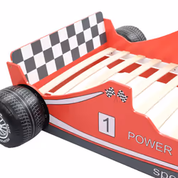 VidaXL 245660 lettino per bambini Rosso MDF, Legno - Vista aggiuntiva 6