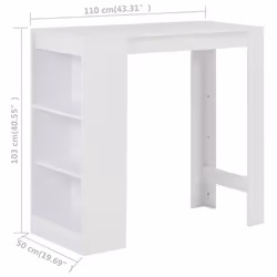 VidaXL 280211 tavolo da cucina e sala da pranzo - Vista aggiuntiva 5
