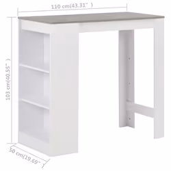 VidaXL 280214 tavolo da cucina e sala da pranzo - Vista aggiuntiva 6