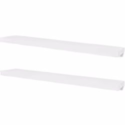 vidaXL Mensole a Parete 4 pz Bianco 120 cm - Vista aggiuntiva 2