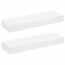 vidaXL Mensole con Cassetti 2 pz Bianco 80 cm - Vista aggiuntiva 2