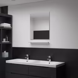 Il nostro specchio da parete con mensola sarà un'aggiunta pratica e decorativa al vostro bagno, soggiorno o camera da letto.  ...