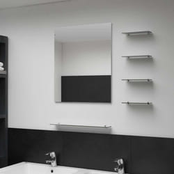 Vidaxl - Specchio da Parete con 5 Mensole Argento 50x60 cm 97233
