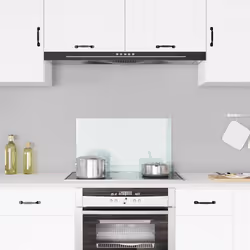 Paraschizzi per Cucina Bianco 70x40 cm in Vetro Temperatocod mxl 73067 - Vista aggiuntiva 2