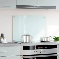 Vidaxl - Paraschizzi per Cucina Bianco 70x50 cm in Vetro Temperato