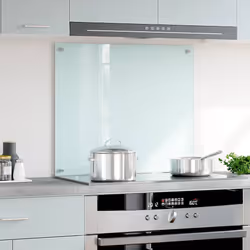 Paraschizzi per Cucina Bianco 70x60 cm in Vetro Temperatocod mxl 73072 - Vista aggiuntiva 3