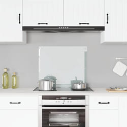 vidaXL Paraschizzi per Cucina Trasparente 70x60 cm in Vetro Temperato