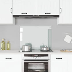 Paraschizzi per Cucina Trasparente in Vetro Temperato Alta Protezione vari dimensioni dimensioni : 80 x 60 cm